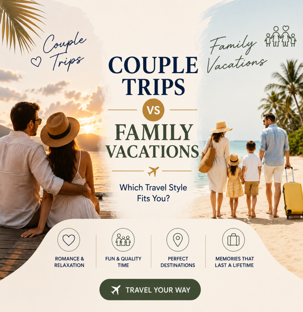 Couple Trips vs Family Vacations: Which Travel Style Fits You?
